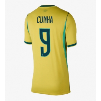 Billige Fotballdrakt Brasil Matheus Cunha #9 Replika Hjemmedrakt Dame VM 2026 Kortermet